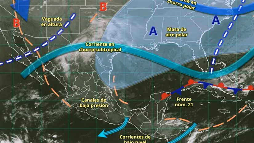 Sistemas atmosféricos mantienen condiciones estables en Baja California Sur, sin probabilidad de lluvias y con predominio de cielo despejado. Foto: CONAGUA