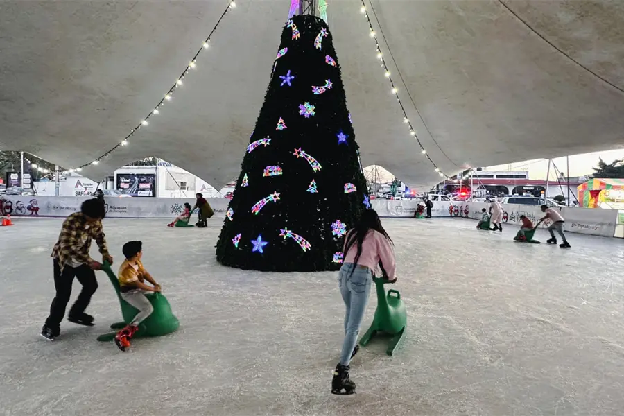 Este municipio del Edomex tendrá pista de hielo GRATIS hasta el 11 de enero de 2026