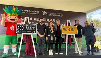 CDMX lanza placas vehiculares conmemorativas del Mundial 2026 y así puedes conseguirlas