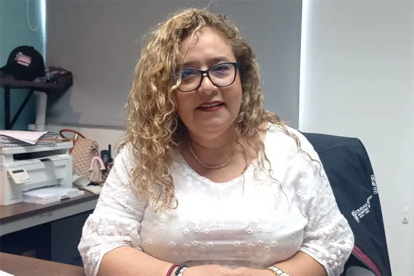 imagen recuadro Rocío de Leija Pimienta, directora de Ingresos de Ciudad Madero. Foto: Axel Hassel