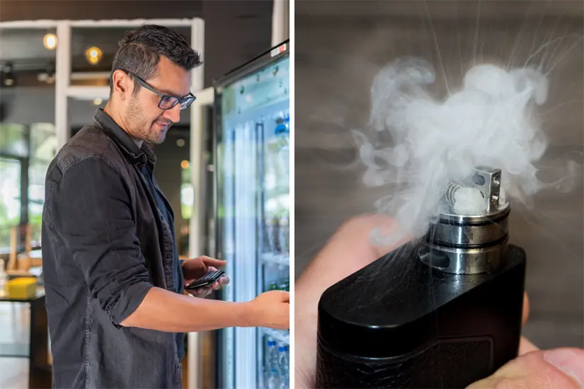 Con la nueva ley que prohíbe los vapeadores, la proliferación de máquinas expendedoras en Monterrey se convierte en un tema urgente. Foto: Canva