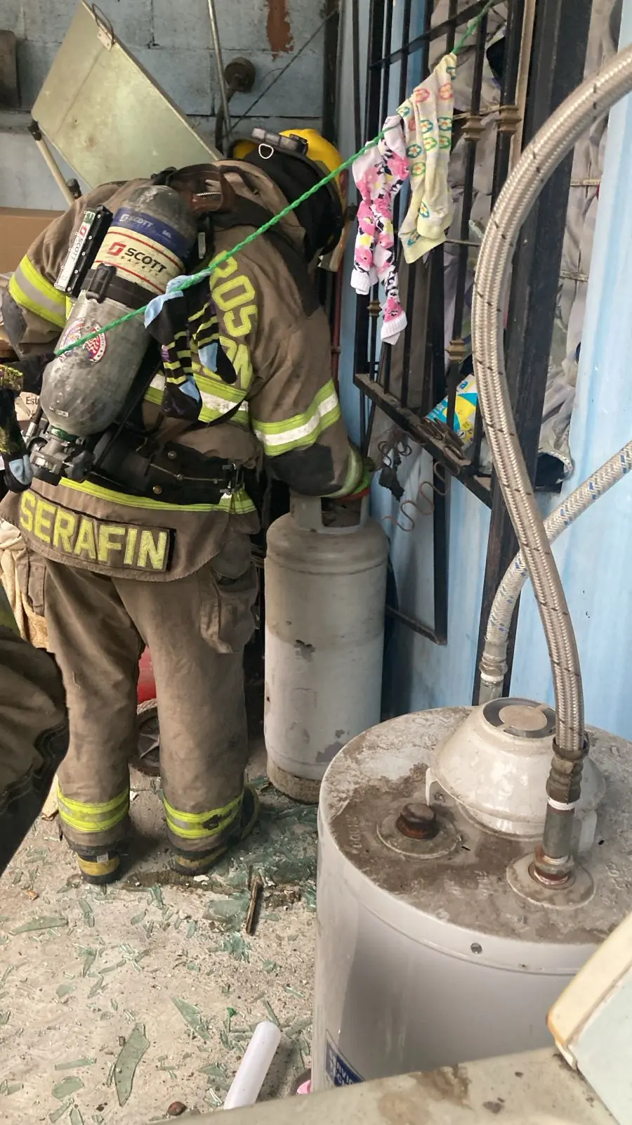 imagen recuadro Explosión en Escobedo. Foto: Gobierno de Escobedo.