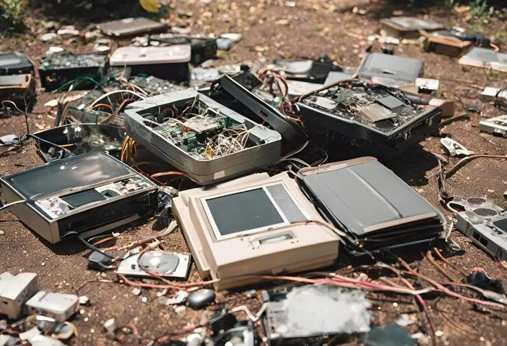 Es vital reciclar la basura electrónica adecuadamente para evitar la contaminación del suelo y el agua por metales pesados. Foto: Freepik