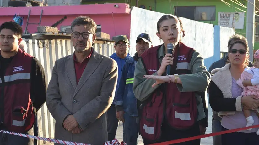 imagen recuadro Alcalde de Teoloyucan, presente en rehabilitación de la Cerrada del Bosque en Tlatenco. Foto: X (@LasVoces_Edomex)
