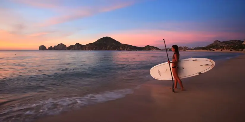 Playa Medano en Los Cabos. Foto: Visit Los Cabos.