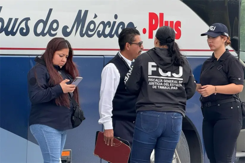 imagen recuadro Elementos de la Fiscalía General de Justicia de Tamaulipas tomaron conocimiento del caso para iniciar las investigaciones correspondientes. Foto: Carlos García