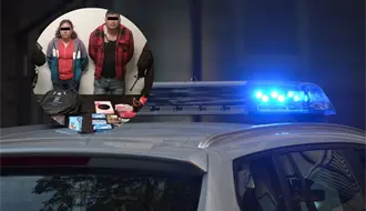 Detienen a hombre y mujer tras robo a negocio en Salinas Victoria