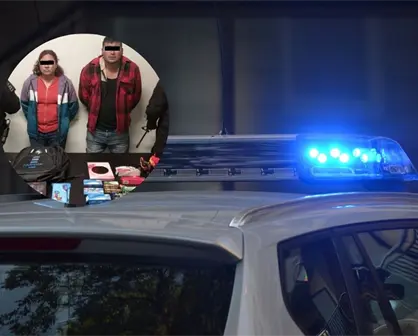 Detienen a hombre y mujer tras robo a negocio en Salinas Victoria