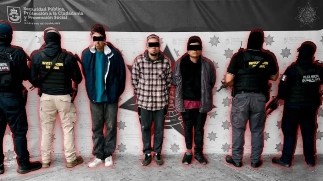 VIDEO | Así actuaba la banda detenida por robos a restaurantes en Guadalupe