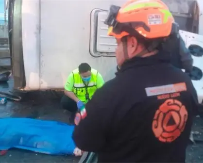 Empresa Tomsa se&ntilde;ala participaci&oacute;n de otro tr&aacute;iler en la volcadura de la Ruta 611 en Apodaca