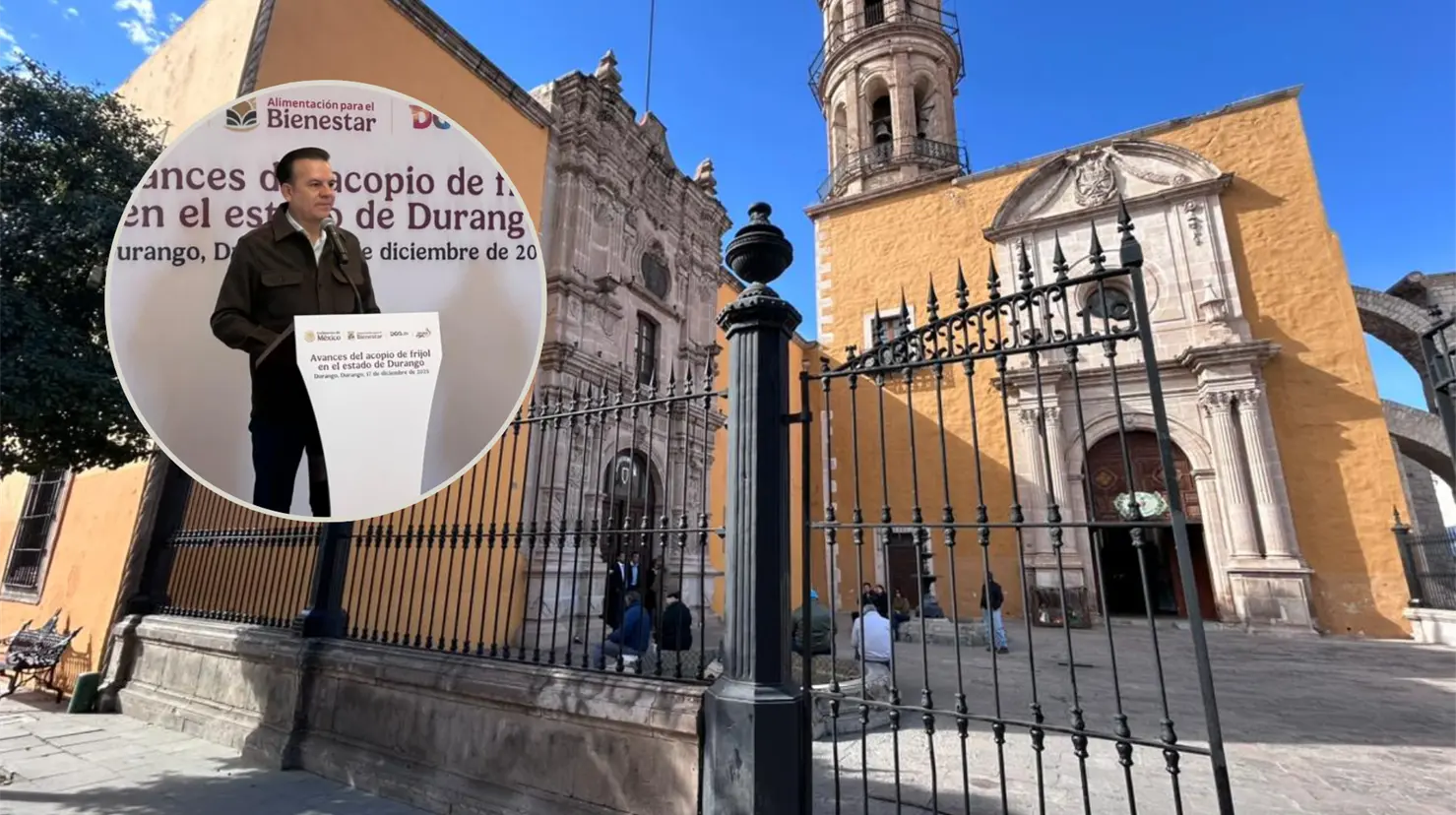 Esteban Villegas. gobernador de Durango, atiende los problemas económicos de la UJED. | Foto: Alejandro Ávila.