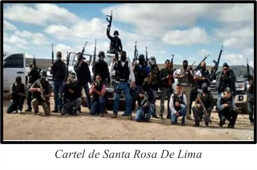 imagen recuadro Miembros del Cártel de Santa Rosa de Lima. Foto: Departamento del Tesoro de Estados Unidos