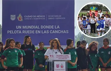 Gobierno de Clara Brugada transforma 500 mil metros cuadrados en 300 canchas de f&uacute;tbol en CDMX