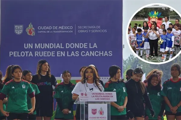 Gobierno de Clara Brugada transforma 500 mil metros cuadrados en 300 canchas de fútbol en CDMX Gobierno de Clara Brugada transforma 500 mil metros cuadrados en 300 canchas de fútbol en CDMX