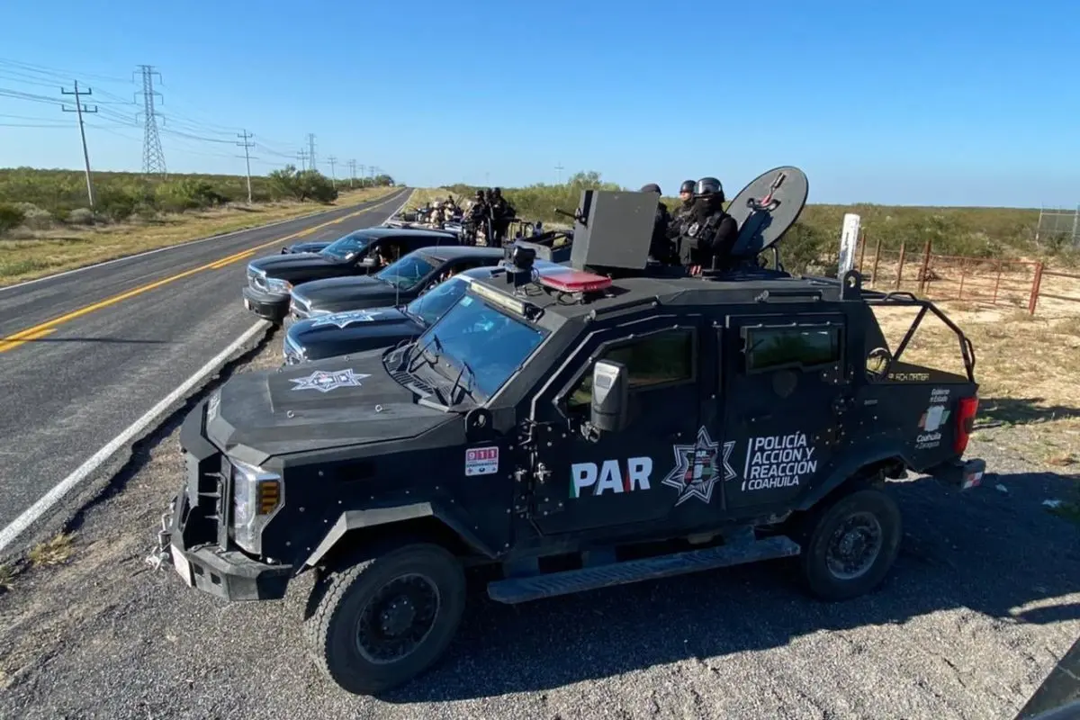 Operativos de seguridad en carreteras de Coahuila / Foto: FGE Coahuila