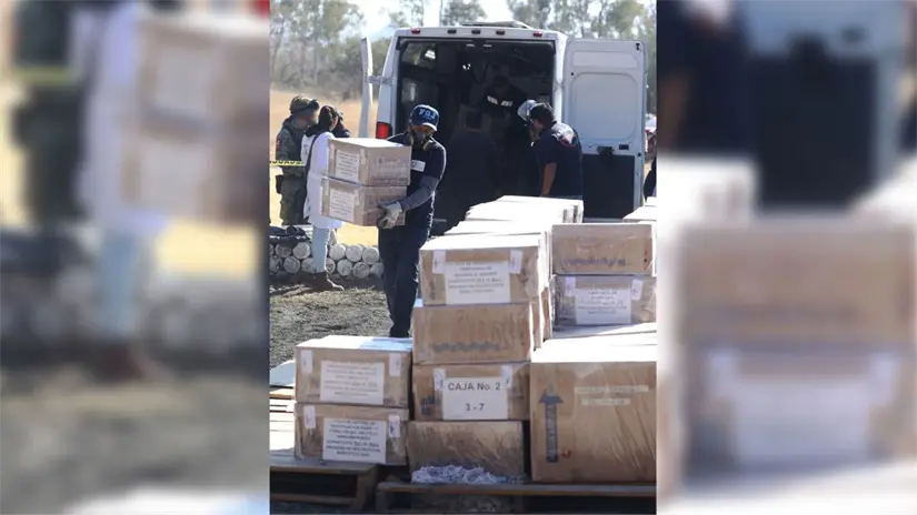 imagen recuadro Decomiso de narcóticos de Fiscalía de CDMX. Foto: X @FiscaliaCDMX | Canva