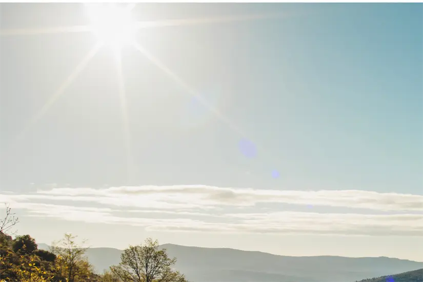 En la región norte se espera un día soleado y temperaturas templadas. Foto: Freepik