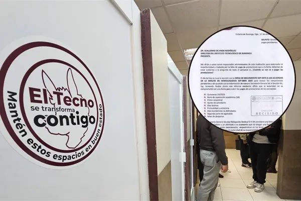 En el Tecnológico de Durango no les han pagado el aguinaldo y así lo denuncian En el Tecnológico de Durango no les han pagado el aguinaldo y así lo denuncian