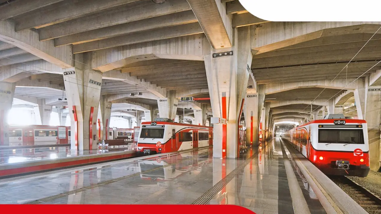 Plataforma de llegada del Tren suburbano. Foto: X (@Suburbanos)