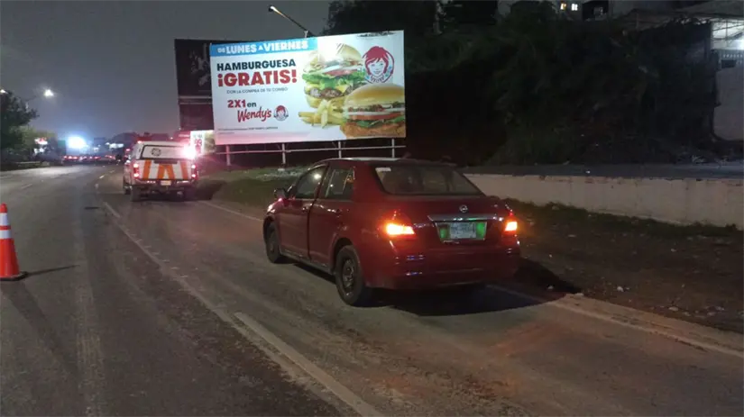 Accidente en Guadalupe. Foto: PCNL.