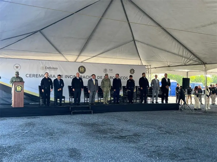 imagen recuadro La Fiscalía anuncia la eliminación de grandes cantidades de narcóticos en Nuevo León, cerrando así un intenso año de operativos. Foto: Vianca Treviño