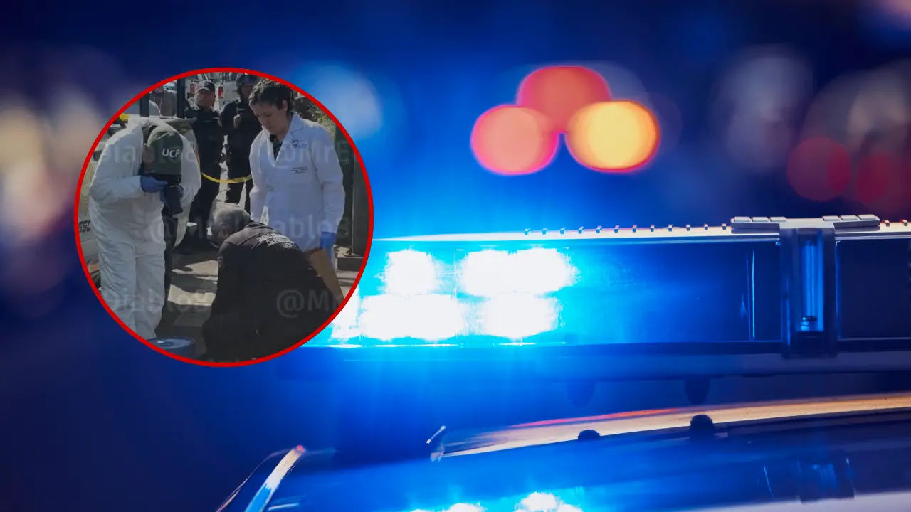 Luces de patrulla por balacera en Iztacalco, mueren dos personas tras una discusión de pareja. | Canva Pro | Jorge Becerril (X: @MrElDiablo8)