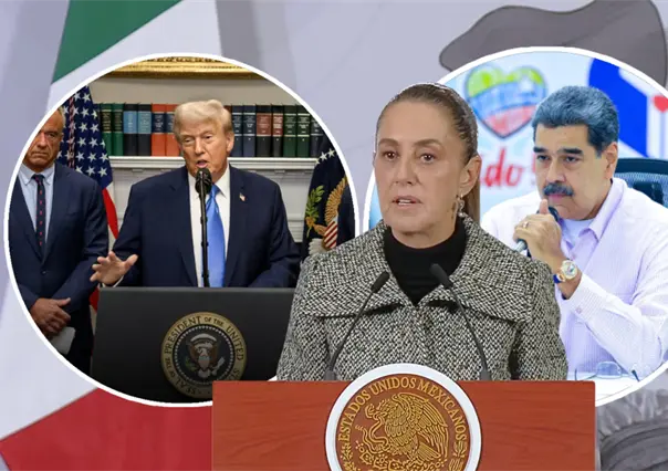 Claudia Sheinbaum reitera posici&oacute;n de M&eacute;xico para mediar conflicto entre Trump y Maduro