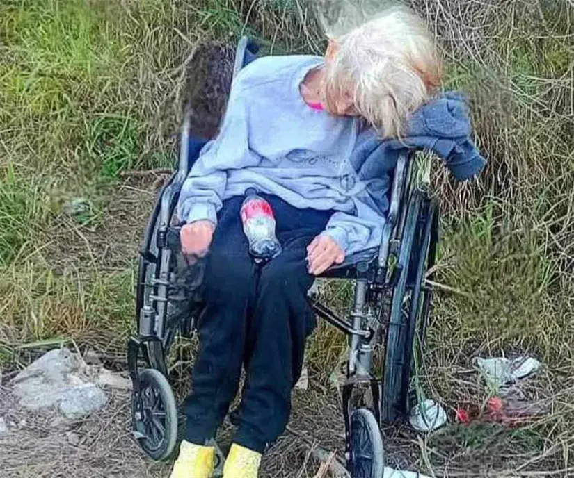 Abandonan a mujer de la tercera edad. Redes Matamoros