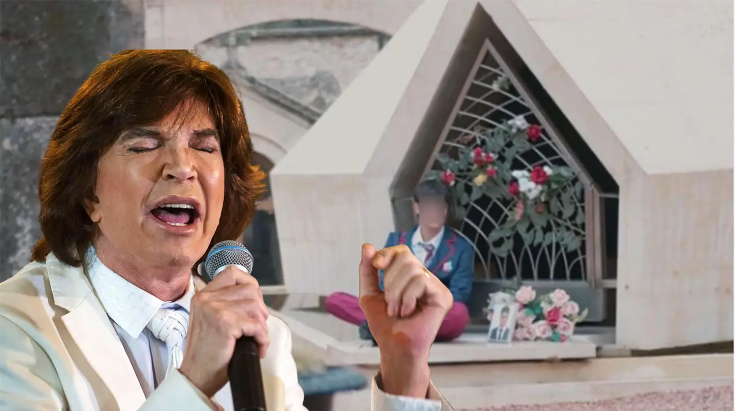 Los restos de Camilo Sesto descansan en el cementerio de Alcoy en Alicante, España. Foto. Especial/Canva.