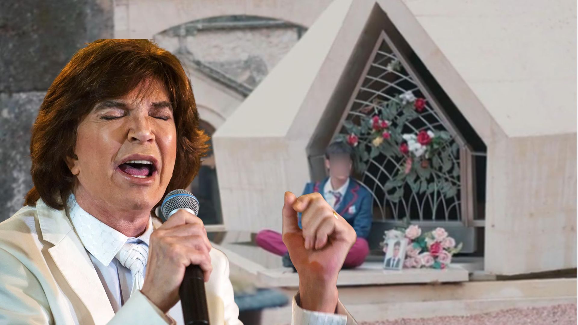 Profanan tumba de Camilo Sesto al grabar escenas de una serie para adultos Profanan tumba de Camilo Sesto al grabar escenas de una serie para adultos