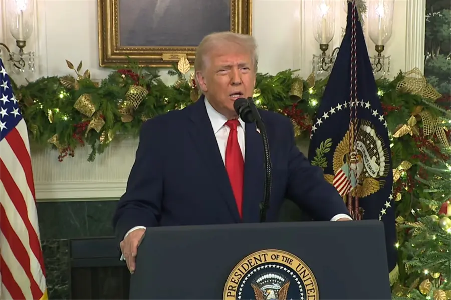 Donald Trump presenta logros de su primer año de gobierno al frente de EU; se olvida de Venezuela