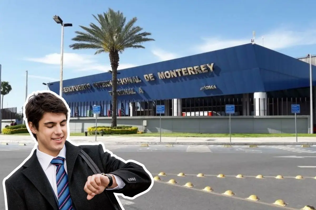 El Aeropuerto Internacional de Monterrey comparte el estatus de sus vuelos. Foto: aeropuerto-monterrey.com / Canva
