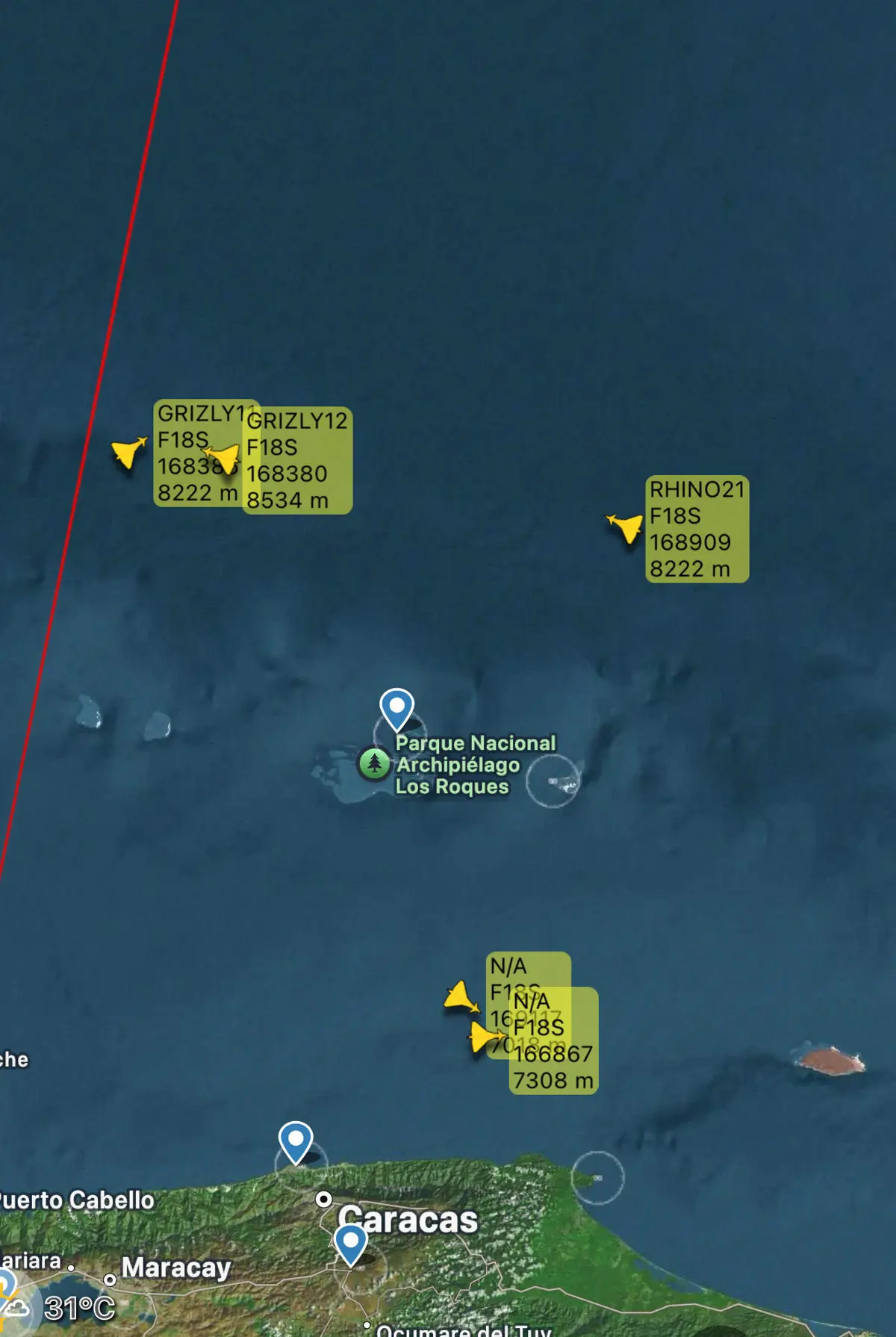 Foto: X (@AvistamientosA)