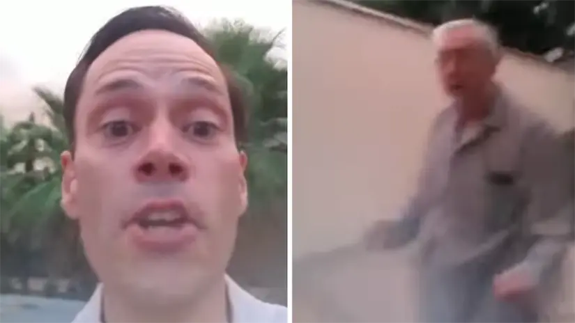 imagen recuadro Don Segiro Verduzco y su hijo Alberto legaron hasta los golpes, así se logra ver en un video difundido en redes./ Foto: POSTA Coahuila