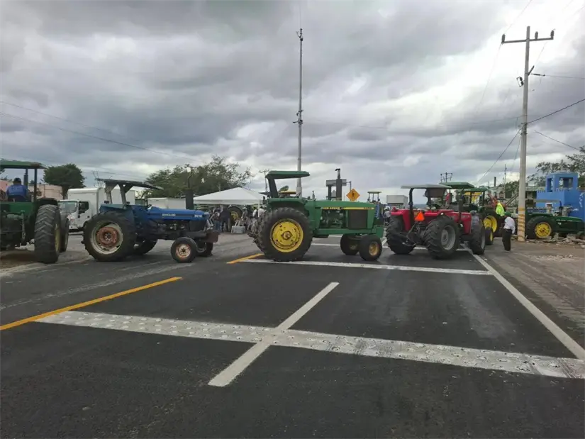 Bloqueos carreteros anunciados por organizaciones agrícolas. Secretaría de Infraestructura, Comunicaciones y Transportes (SICT)