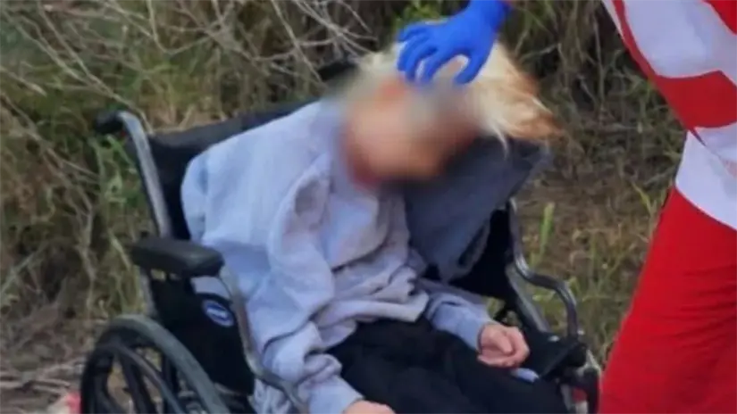 Abandonan a mujer de la tercera edad. Redes Matamoros