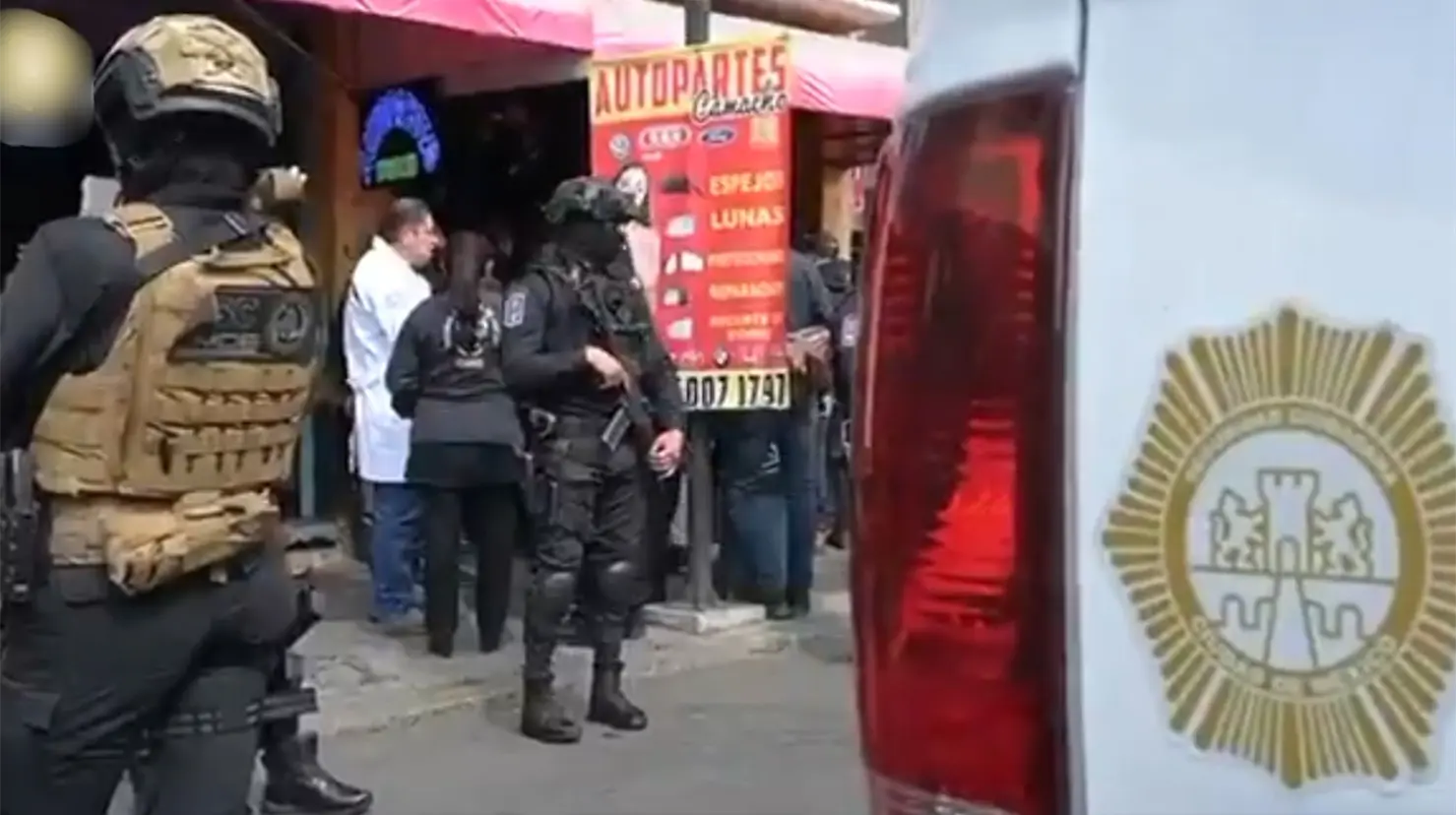 Operativo en alcaldía Iztapalapa. Foto: SSC de CDMX