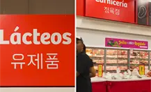 Pescorea se vive hasta en el súper: Señales en coreano sorprenden en Pesquería