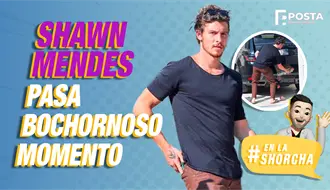 Shawn Mendes sufre accidente doméstico… sus compras salen rodando por el suelo