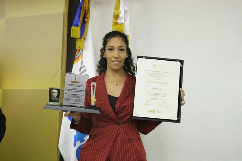 imagen recuadro POSTA se destacó en el Premio Estatal de Periodismo 2025 con el reconocimiento a Brenda Reza. Foto: Yarince Torres