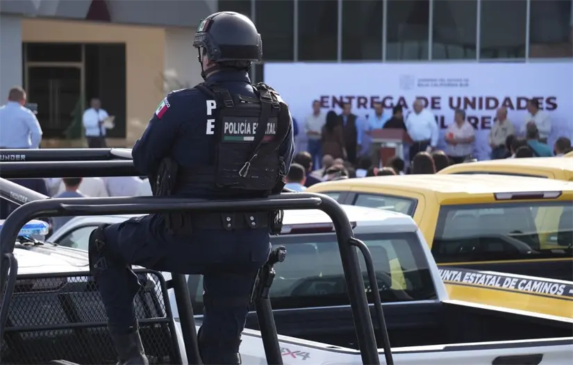 Los tres detenidos enfrentan cargos federales. Foto: Secretaría de Seguridad Pública Baja California Sur