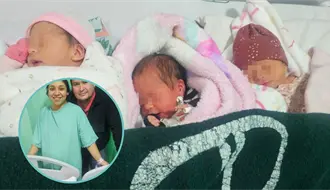 Trillizas nacidas en Acuña regresan sanas a su hogar en Frontera