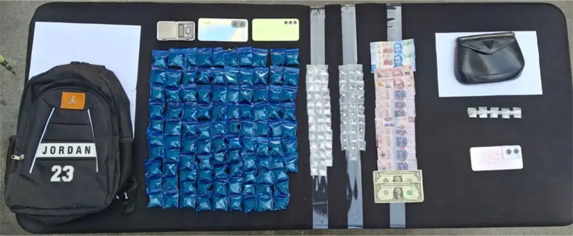 imagen recuadro Drogas aseguradas. Foto: Fuerza Civil.