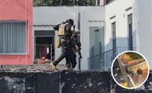 VIDEO | Momento en el que cuatro personas escapaban durante la balacera en la Cuauhtémoc