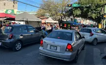 Compras navideñas colapsan el Centro de Monterrey y disparan el tráfico