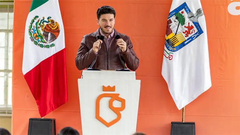 Gobernador de Nuevo León en conferencia de prensa Foto: Facebook Samuel García Sepúlveda 