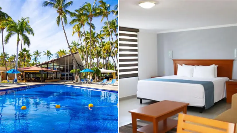 El hotel Araiza Palmira fue colocado en el tercer lugar de los mejores hoteles de La Paz, de acuerdo con la evaluación de expertos y viajeros. Foto: Booking.com