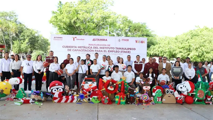 También se entregó la restauración de la techumbre metálica del ITACE | FOTO: SET