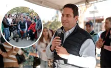 Javier Díaz supervisa avances de Colonias al 100 en Saltillo en Lomas de Lourdes