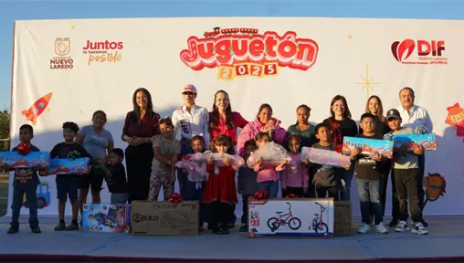 Juguet&oacute;n 2025 en Nuevo Laredo lleva alegr&iacute;a y fortalece la uni&oacute;n comunitaria